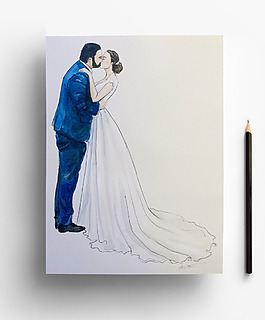 礼服服装设计婚纱设计大师手稿图