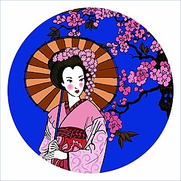 日本卡通人物速写矢量合集