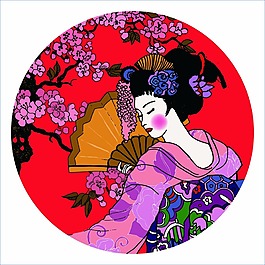 日本创意卡通人物矢量合集