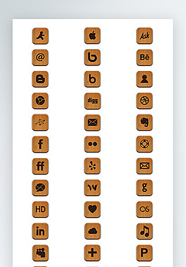 按钮图标彩色工具图标iconpng