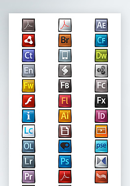 按钮图标彩色工具图标iconpng
