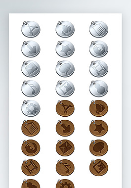 按钮图标彩色工具图标iconpng