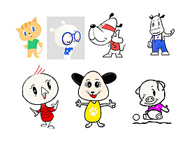 卡通插画源文件
