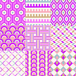 线条无缝填充背景矢量素材