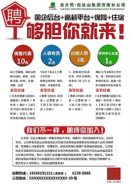 招聘海报