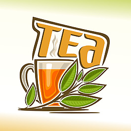 卡通清新茶叶LOGO设计