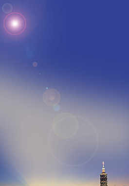 彩色透明圈圈建筑H5背景素材