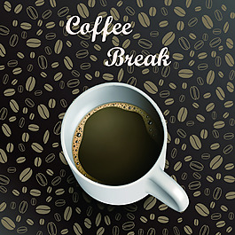 优雅咖啡厅背景素材