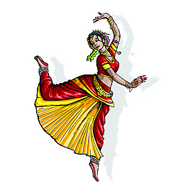 翩翩起舞的女性