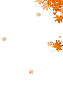 创意秋季枫叶元素