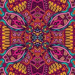 抽象民族风背景矢量素材