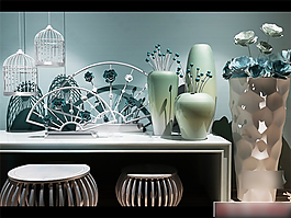 中式花瓶模型素材下载