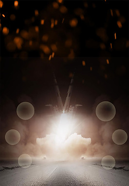 唯美透明圈圈H5背景素材