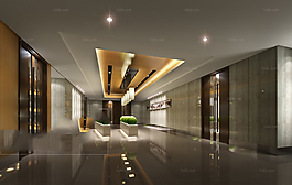 温馨暖色系现代风格商业空间素材