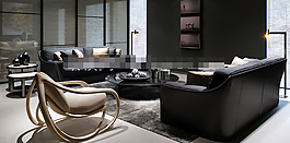 现代沙发茶几组合