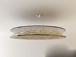 现代典雅吊灯模型