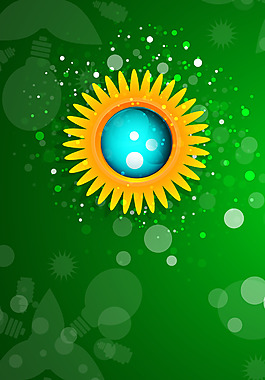 创意环保海报背景