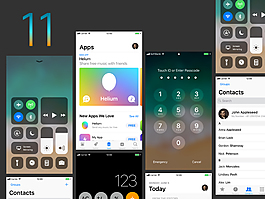 iOS11小型GUISketch素材