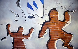 3D个性人体印背景墙