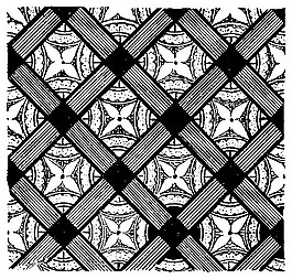 中式图案花边黑白图花纹