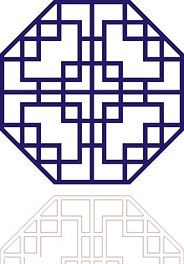中式木雕镂空图