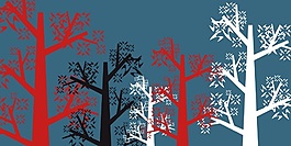 现代简约风格背景墙