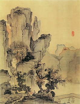 大气磅礴山水图