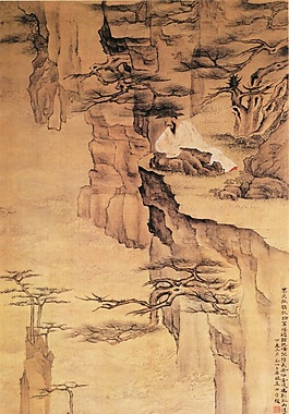 山水水墨画背景墙装饰画