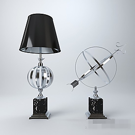 灯具软装陈设品模型