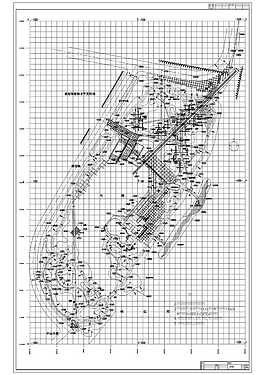 改造公园景观设计施工图放线道路新图纸