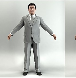 人物模特动作模型