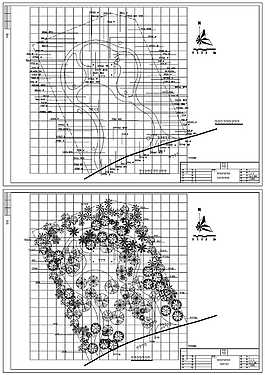 公园景观Ls01-02绿化CAD图纸