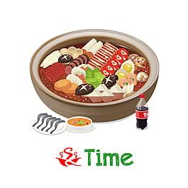 美味麻辣烫食物元素素材