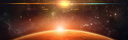科幻宇宙banner背景