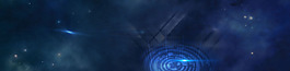 梦幻蓝色banner背景
