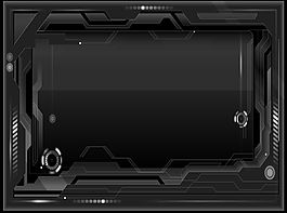 动态立体边框视频素材