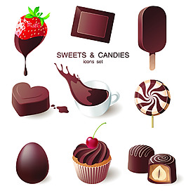 巧克力制作的食品