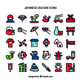 日本图标彩色图标素材icon