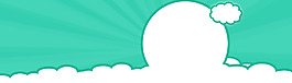 绿色光线白云淘宝全屏banner背景