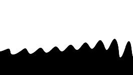 黑白波浪变换视频转场过渡