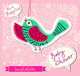 小鸟可爱儿童素材