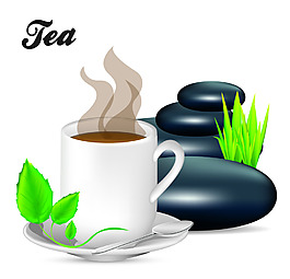 热饮杯子图标矢量图