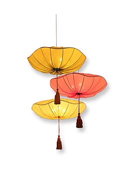 彩色花式灯笼节日元素