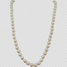 天然珍珠项链免抠png透明图层素材
