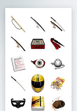 游戏图标彩色写实图标素材icon