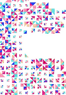 几何碎片背景模版