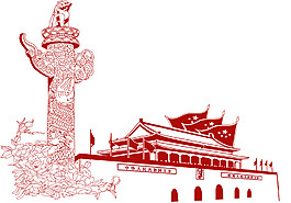 天安门华表元素素材