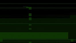 绿条粗细变化故障特效转场视频素材