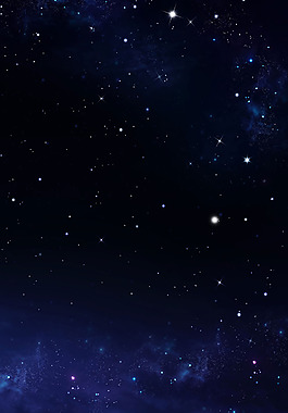 唯美蓝色星空H5背景素材