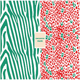 对比色矢量填充背景素材